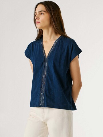 Pepe Jeans T-Shirt 'Mila' in Blau