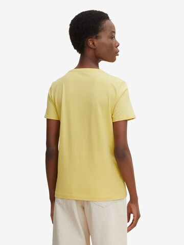 TOM TAILOR Shirt in Yellow