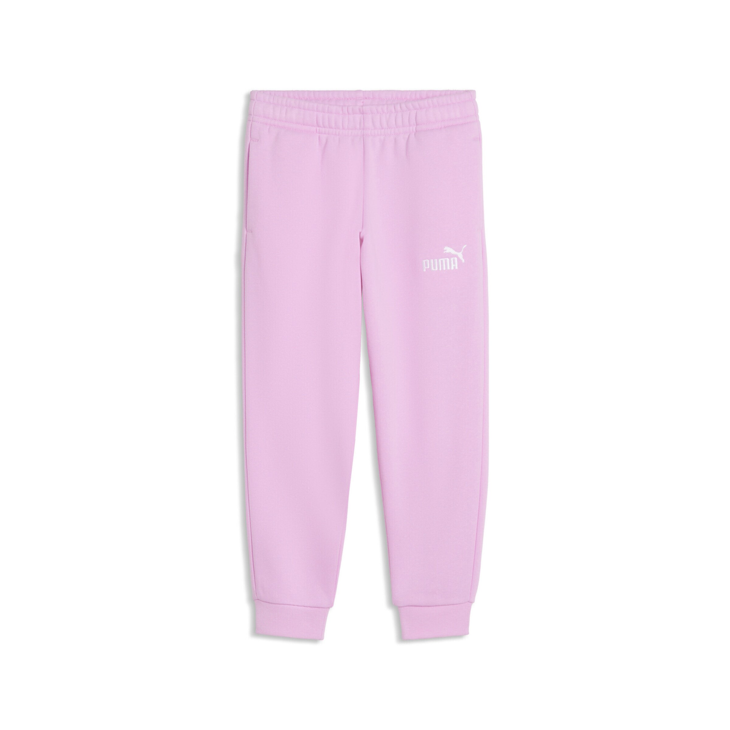 PUMA Tapered Broek 'ESS No. 1' in Roze: voorkant