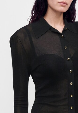 HUGO Cardigan 'Selodino' i sort: forside