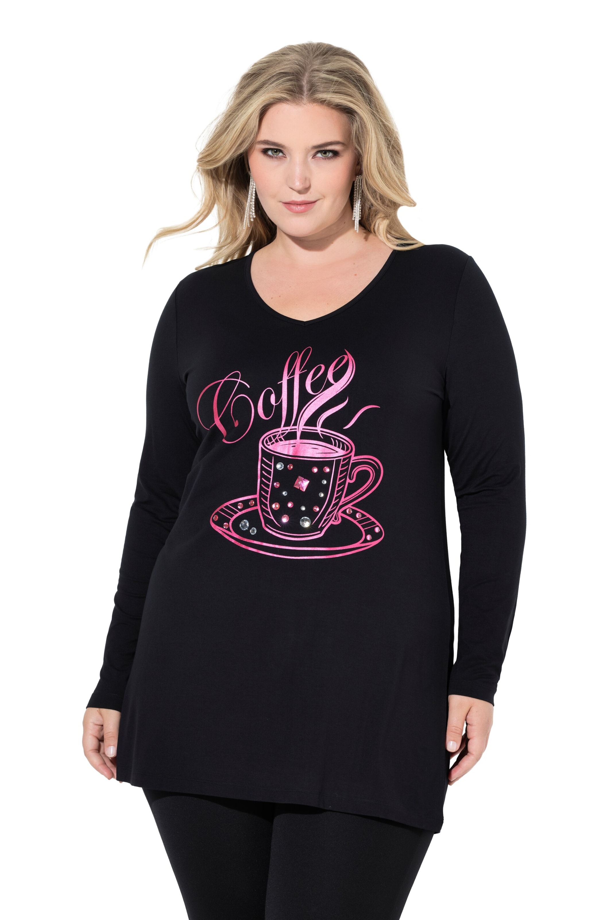 MIAMODA Shirt in Black: front