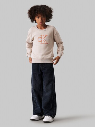Calvin Klein Jeans Sweatshirt in Grijs