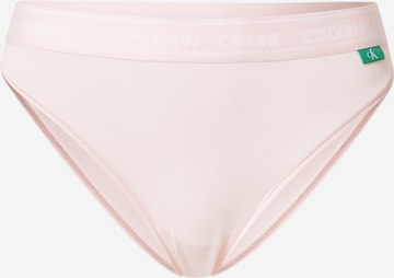 Slip Calvin Klein Underwear en rose : devant