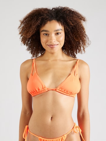 Boux Avenue - Sujetador triángulo Top de bikini 'ALCUDIA' en naranja: frente