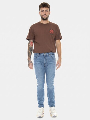 Baggy Jeans 'Rider Downtwon Denim Jeans' di Lee in blu