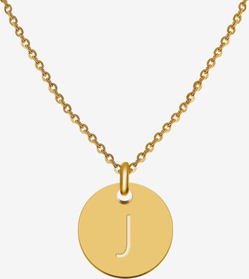 GOOD.designs Buchstabenkette 'J' in Gold: predná strana