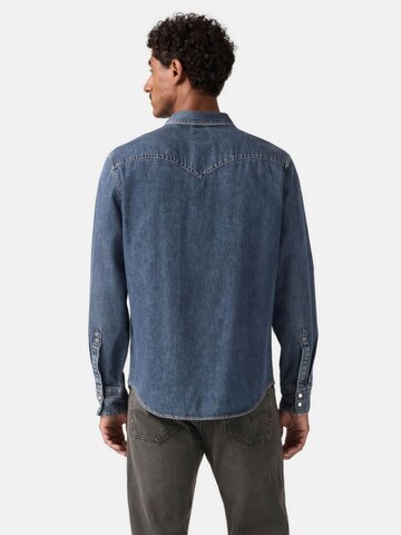 LEVI'S ® Regular fit Between-season jacket 'M' Barstow Western Standard Lower Haight Med Indigo Flat Finish Shirt' in Mixed colours