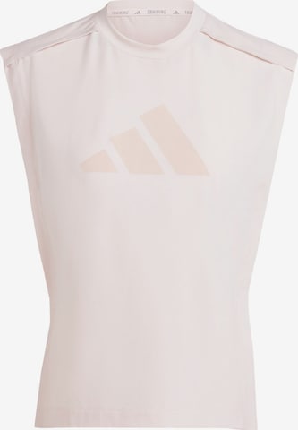 Top sportivo di ADIDAS PERFORMANCE in rosa: frontale