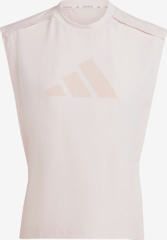 ADIDAS PERFORMANCE Top sportowy w kolorze różowy: przód