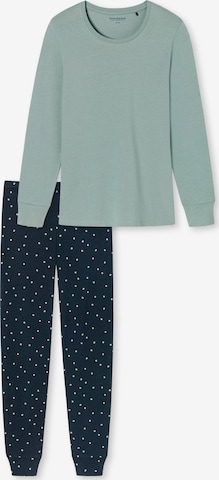 SCHIESSER Pyjama in Blauw: voorkant