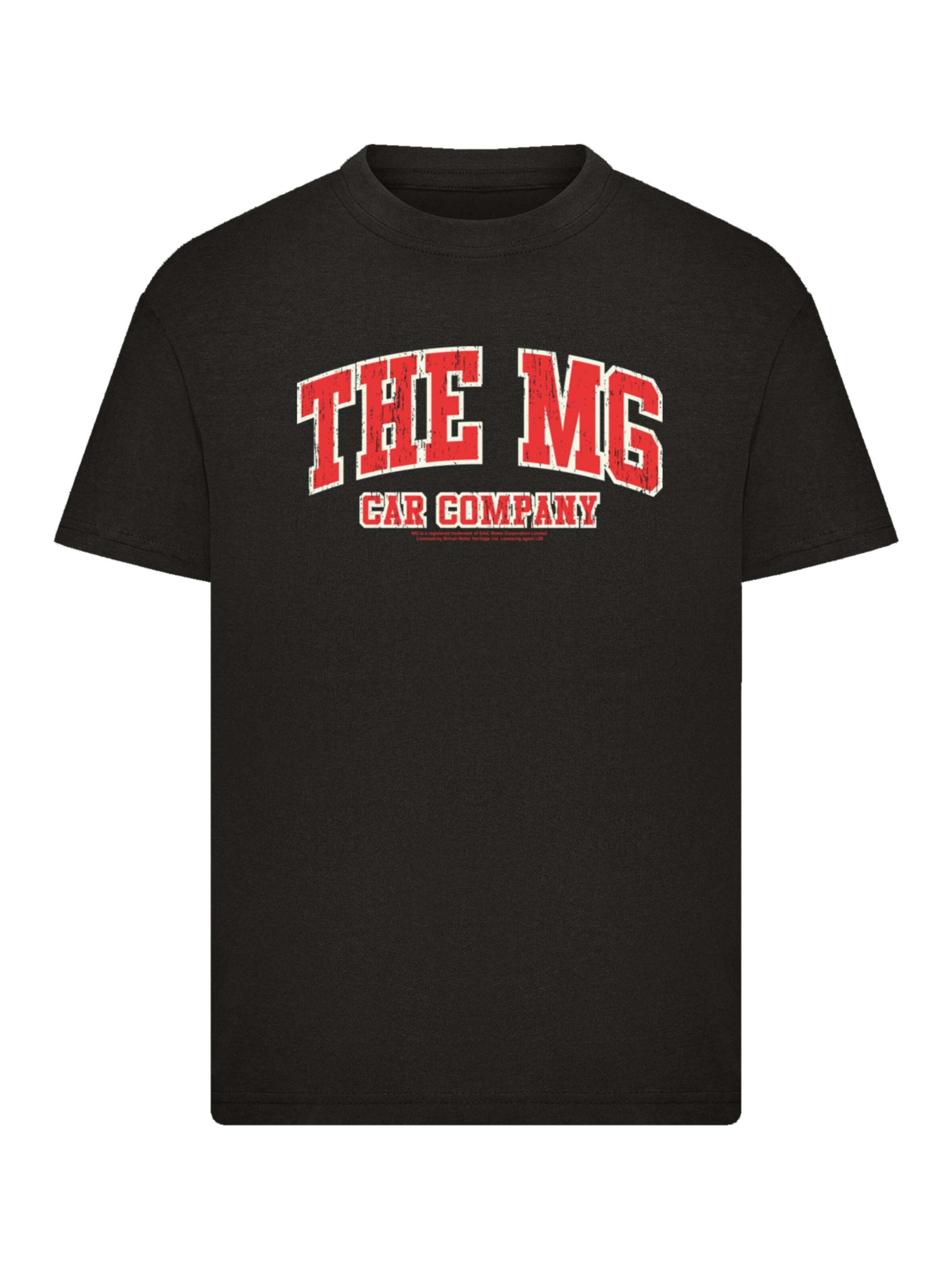 T-Shirt 'British Motor Heritage The MG Car Company' F4NT4STIC en noir : devant