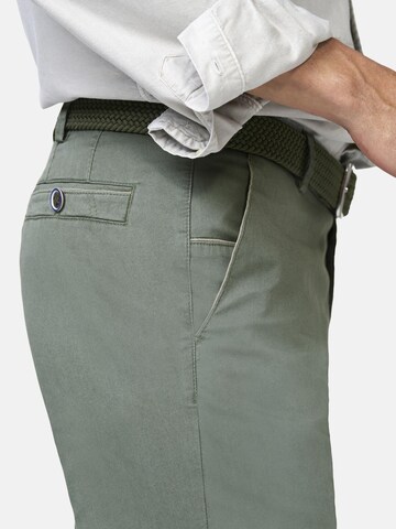 MEYER Regular Chino 'New York' in Groen