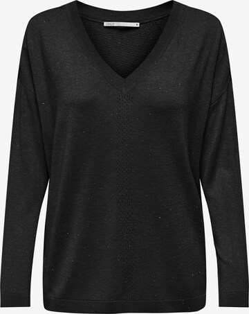 ONLY Sweter 'ABELLA' w kolorze czarny: przód