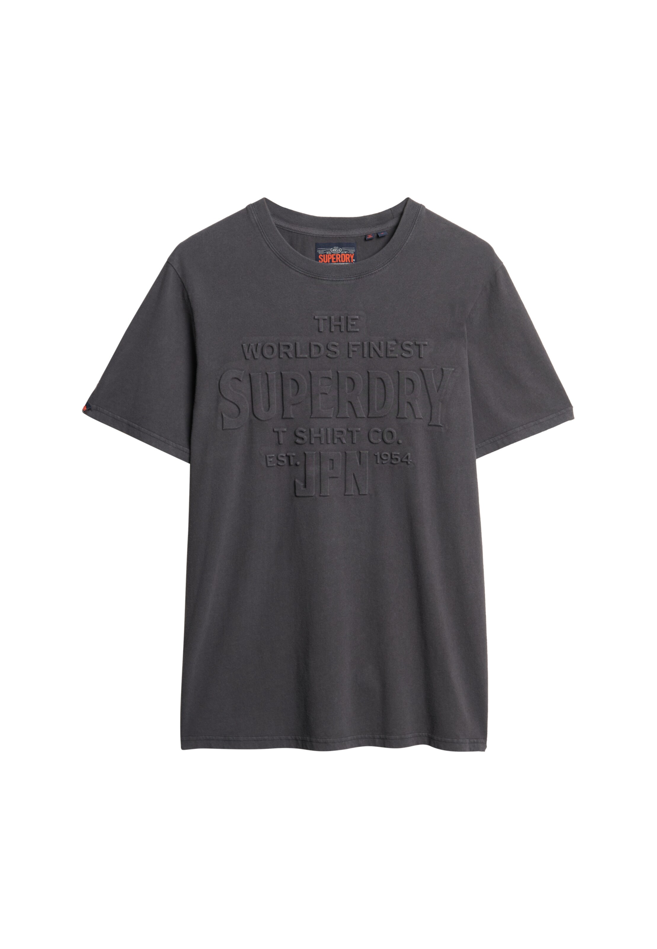 T-Shirt Superdry en noir : devant