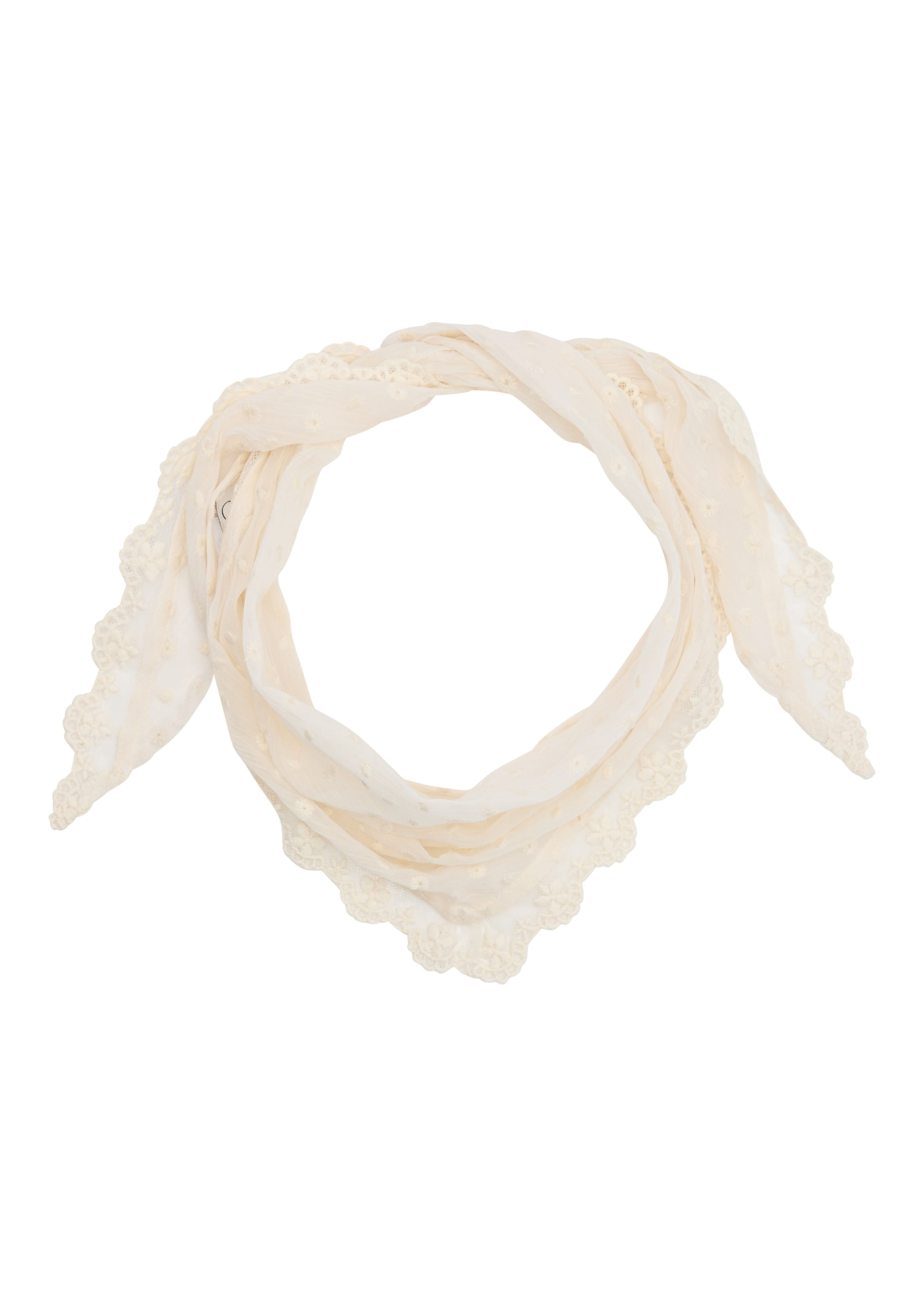 QS Hoofdband in Beige: voorkant