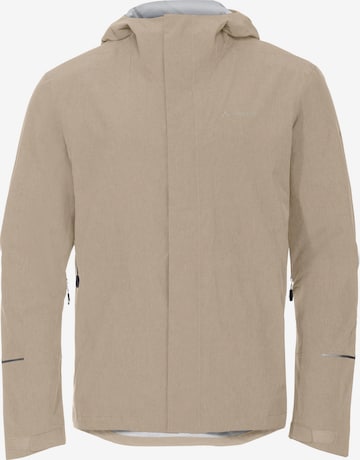 VAUDE Sports jacket 'Yaras' in Beige: front