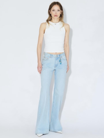 Dr. Denim Slimfit Jeans 'Elba Mid Bootcut' in Blauw