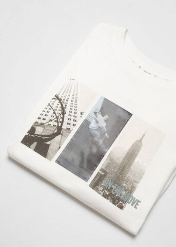 MANGO KIDS T-shirt 'NewYork' i vit