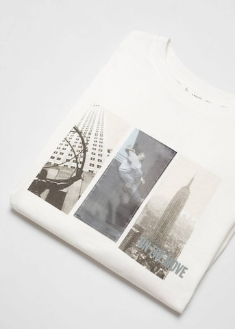 MANGO KIDS Shirt 'NewYork' in Wit