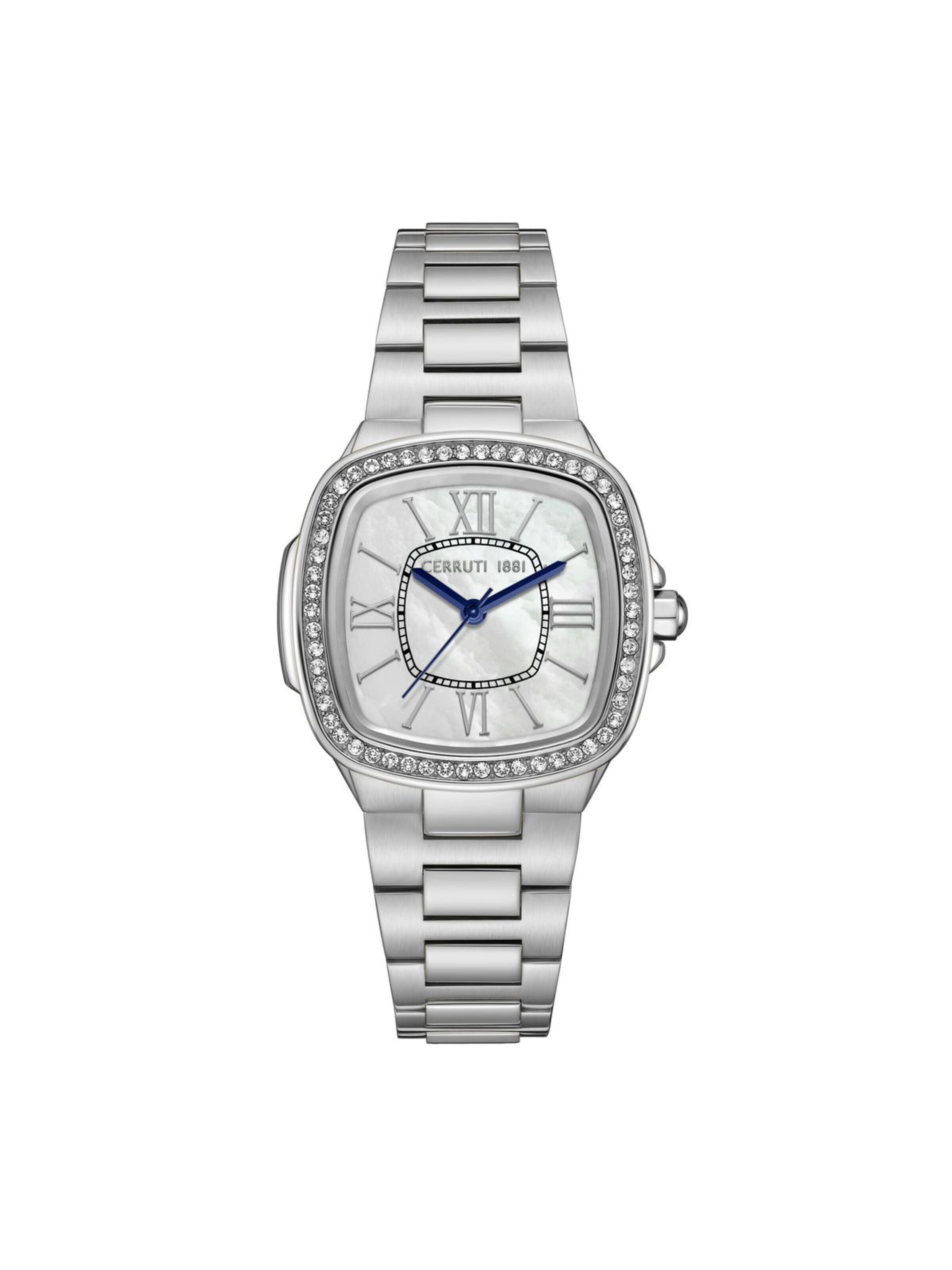 Montre à affichage analogique 'Cerruti 1881 - Function watch Casale - Quartz watch movement - Watch case width: 24 mm' CERRUTI 1881 en argent : devant