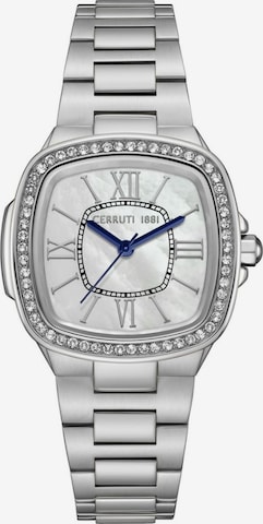 Montre à affichage analogique 'Cerruti 1881 - Function watch Casale - Quartz watch movement - Watch case width: 24 mm' CERRUTI 1881 en argent : devant