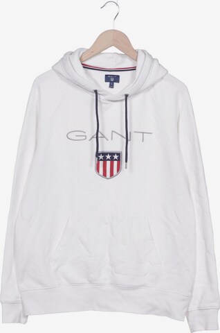 GANT Sweatshirt & Zip-Up Hoodie in XL in White: front