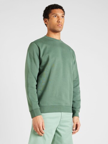 WEEKDAY Sweatshirt i grön: framsida