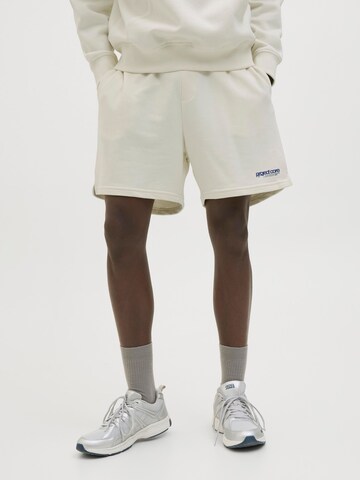 Loosefit Pantaloni 'JPSTKarl Union' di JACK & JONES in bianco: frontale