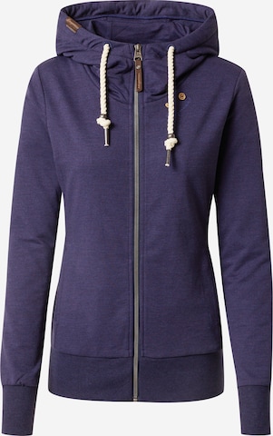 Ragwear Sweat jacket 'PAYA' in Blue: front