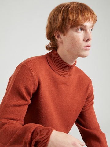 BLEND Sweater in Orange