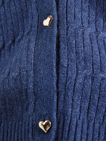 ONLY Gebreid vest 'ONLKATIA' in Blauw