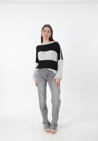Elara Pullover in Grau: Vorderseite