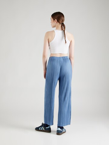 VILA Wide leg Pants 'PLISA' in Blue