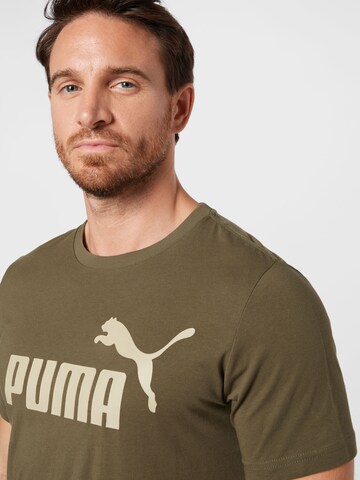 PUMA Μπλουζάκι 'Essential' σε πράσινο