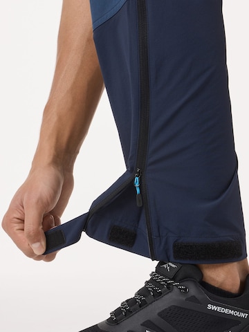 SWEDEMOUNT Regular Outdoorhose 'Lofoten'‌‌‌‌‌‌‌‌‌ in Blau