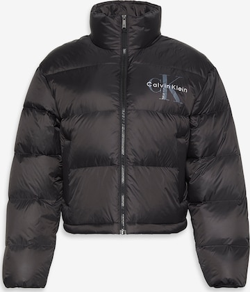 Calvin Klein Jeans Демисезонная куртка в Черный: спереди