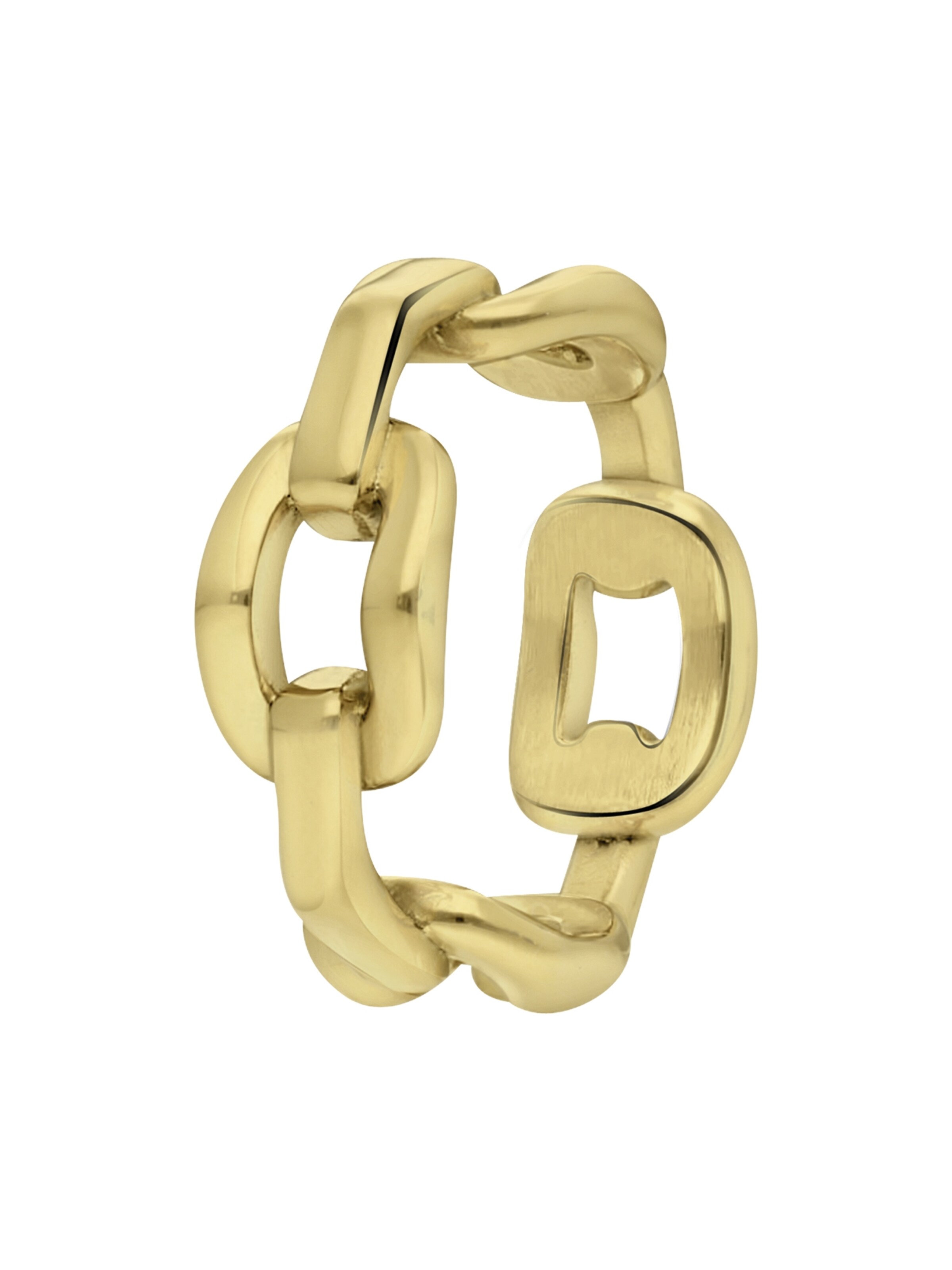 Lucardi Ring in Gold: Vorderseite