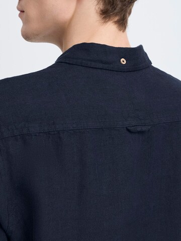 Kronstadt - Regular Fit Camisa 'Heart' em azul