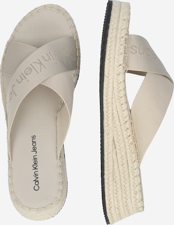 Calvin Klein Jeans Regular Muiltjes in Beige