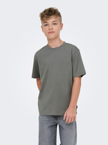 Only & Sons Junior T-Shirt 'OSJFred' in Grau: Vorderseite