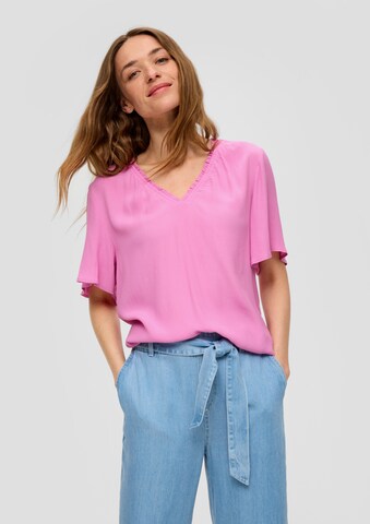 s.Oliver Blouse in Roze: voorkant