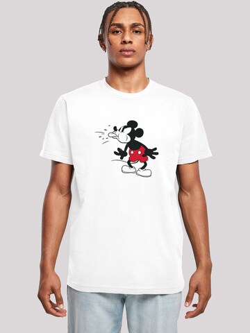 F4NT4STIC Shirt 'Disney Micky Maus' in Wit: voorkant