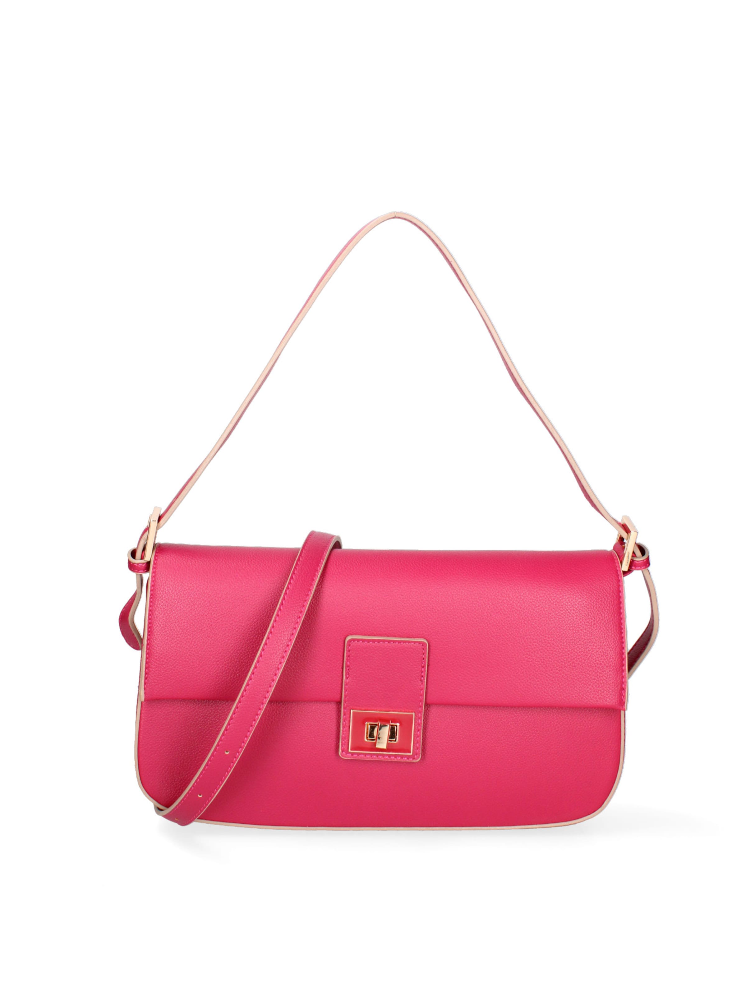 Borsa a spalla 'Borsa a Spalla Donna Calliope Ecopelle - Chiusura Girello' di Diana&Co. in rosa