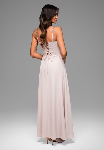 Robe de soirée Ombre en beige