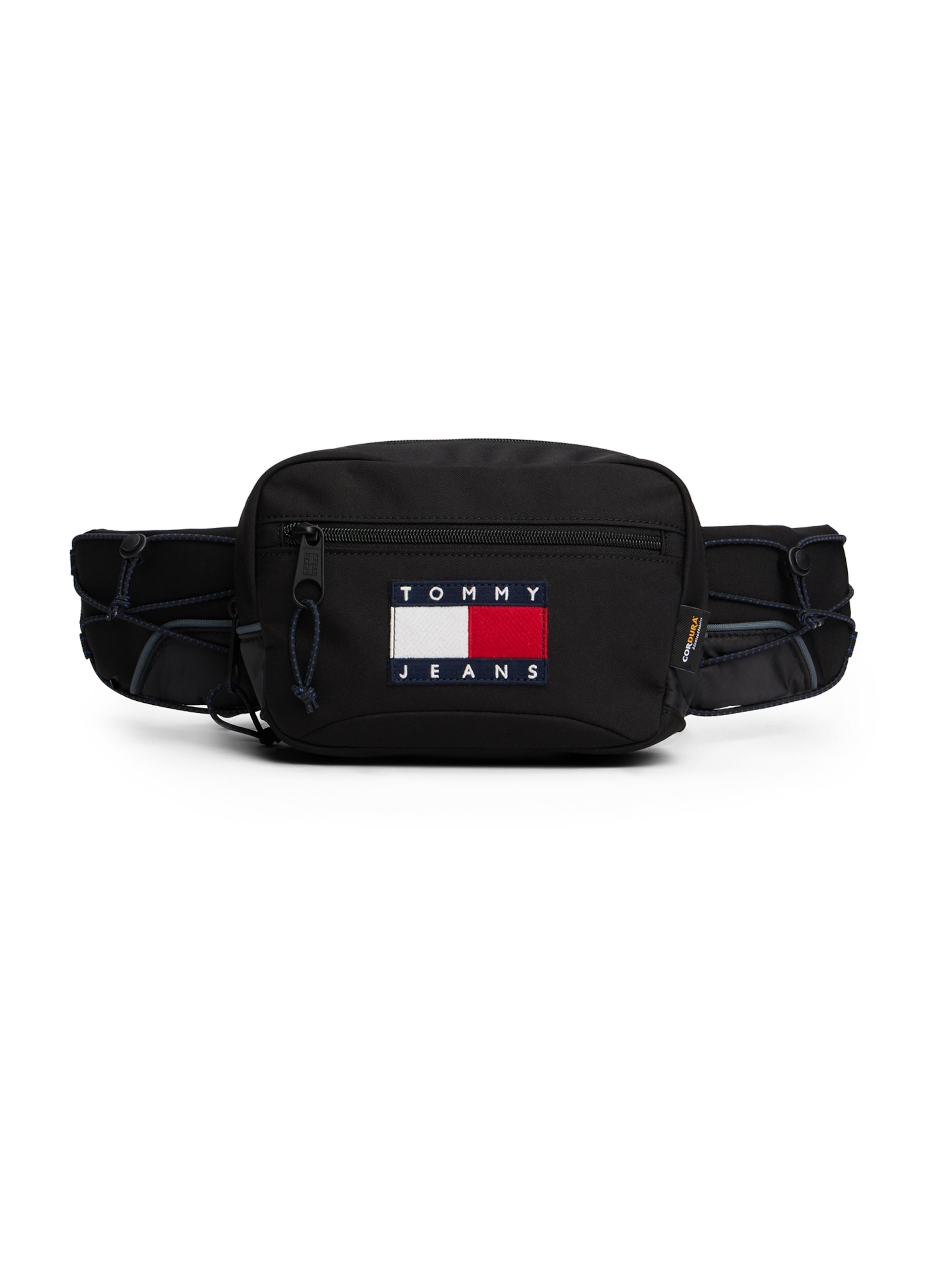 Tommy Jeans Поясная сумка в Черный: спереди