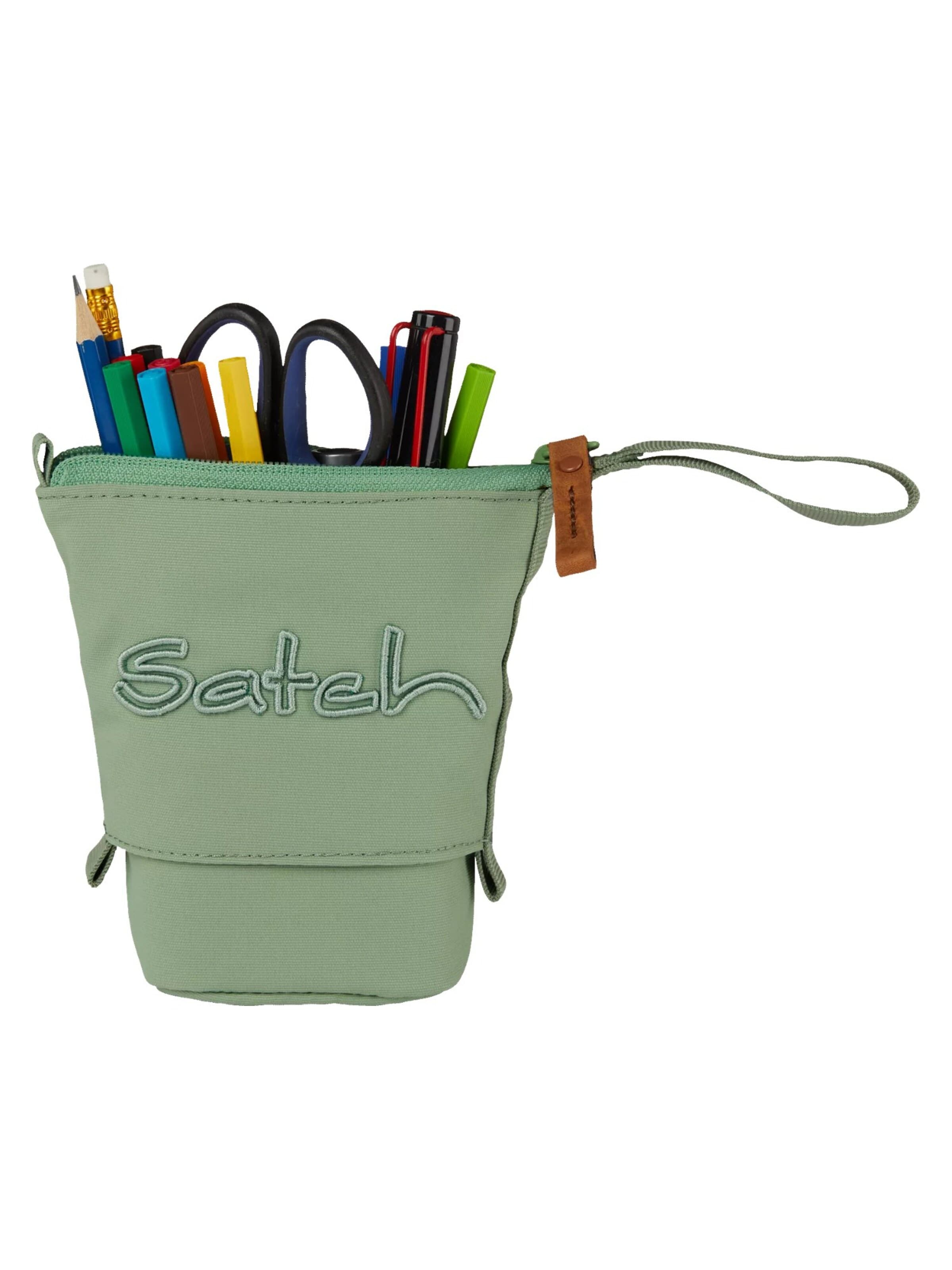 Satch Tasche 'Federmäppchen Pencil Slider' in Grün