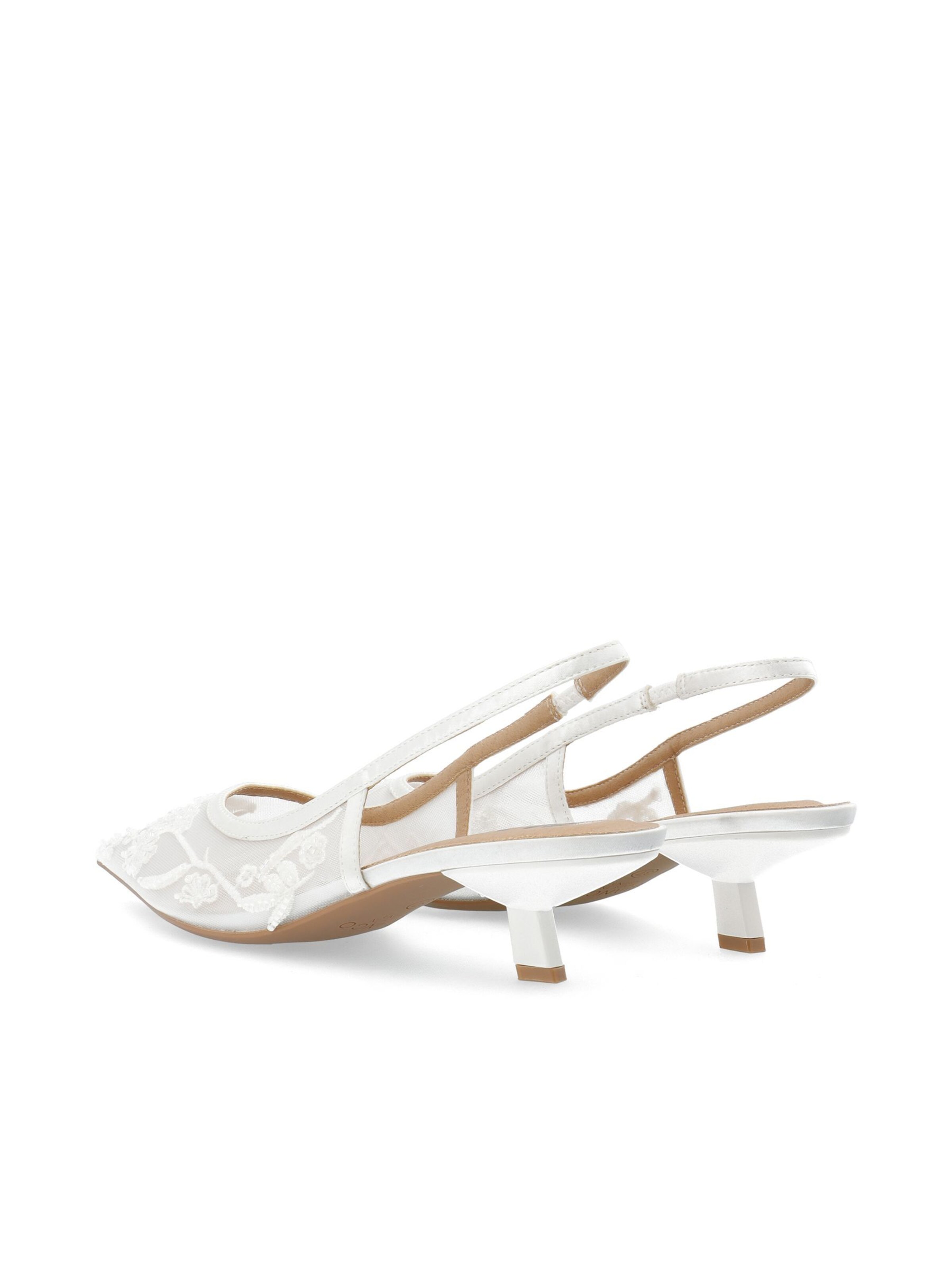 Bianco Slingpumps 'Kristin' i hvid