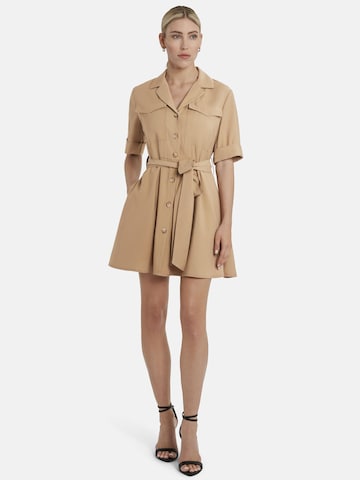 Nicowa Shirt dress in Beige