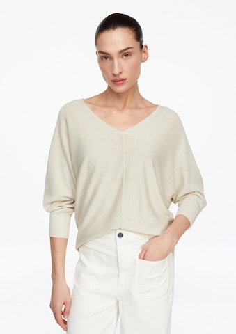 Pull-over COMMA en beige : devant