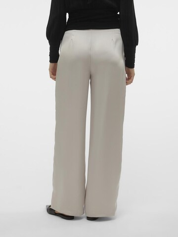 VERO MODA Wide Leg Hose in Grau